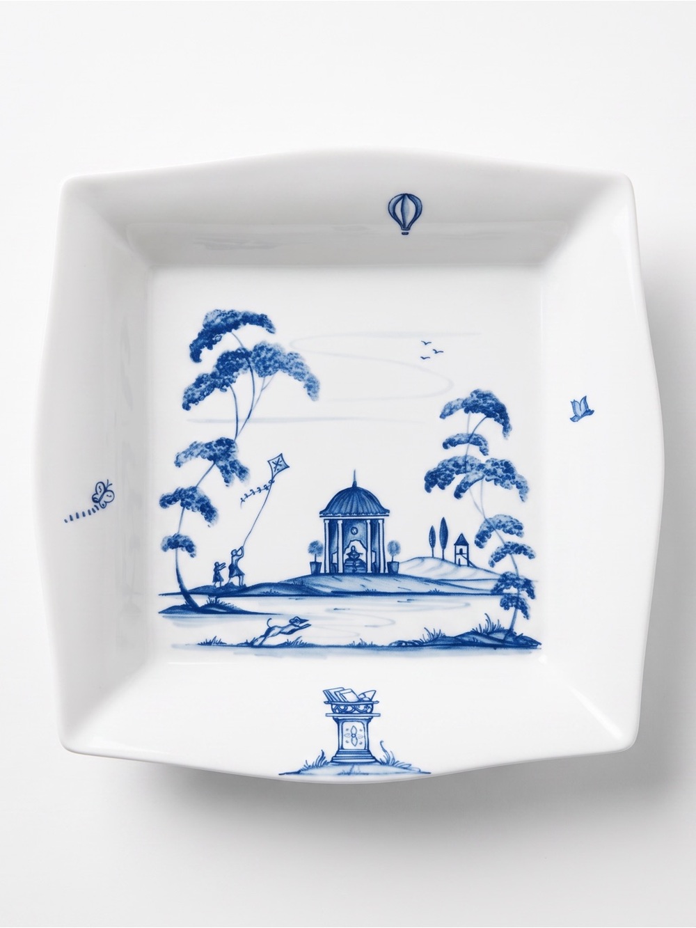 Juliska Country Estate 6.5" Ceramic Tray Reading Pavilion Portugal Trinket Dish